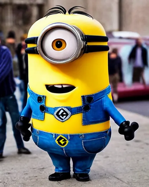 Image similar to a minion that looks exactly like benjamin netanyahu