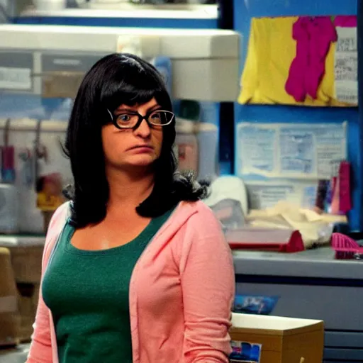 Image similar to A still of Tina Belcher from Bob's Burgers in Breaking Bad (2008)