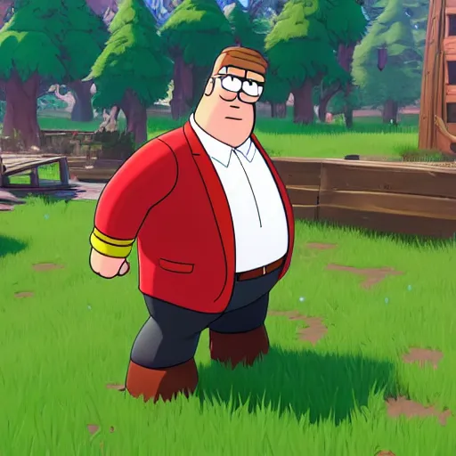 Image similar to Peter Griffin in Fortnite