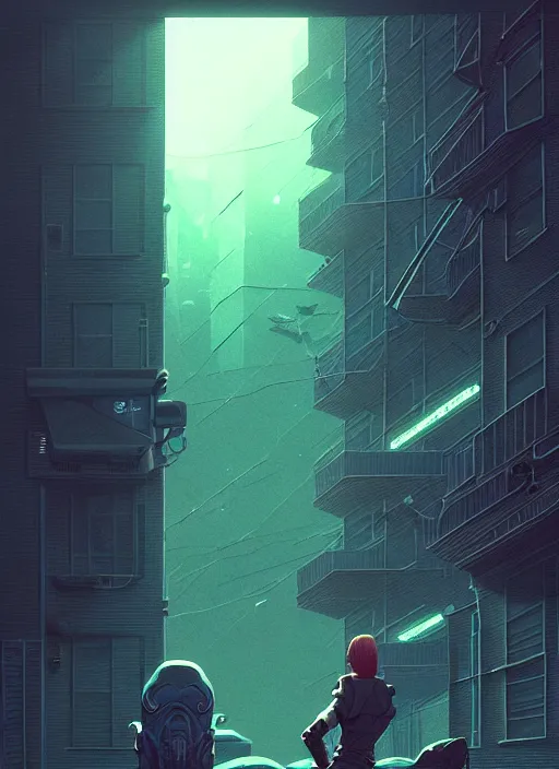 Prompt: highly detailed portrait of a reptilian alien stalking through an urban neighbourhood at night, scales and fur, long thick lizard tail, by atey ghailan, by greg rutkowski, by greg tocchini, by james gilleard, by joe fenton, by kaethe butcher, gradient light blue, brown, cinematic lighting and epic composition, menacing vibe,