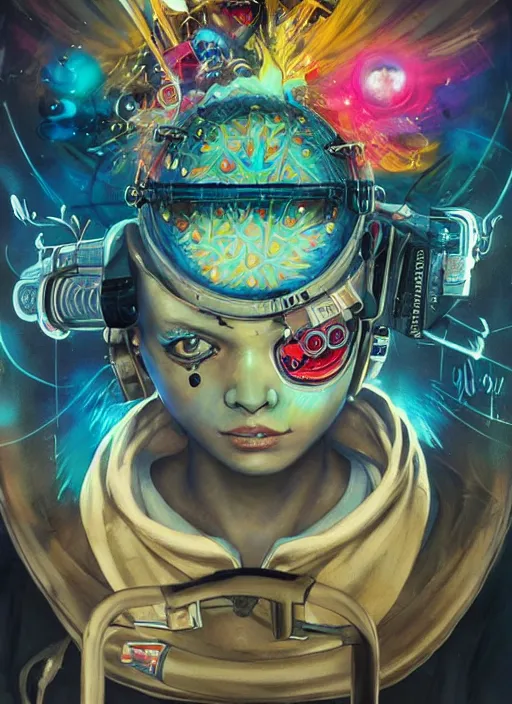 Prompt: beautiful portrait of Lofi cyberpunk Togepi, by Tristan Eaton, Stanley Artgermm, Tom Bagshaw, Greg Rutkowski, Carne Griffiths. trending on DeviantArt, face enhance, hyper detailed, trending on Artstation, 8k, masterpiece, graffiti paint, fine detail, full of color, intricate detail, golden ratio illustration