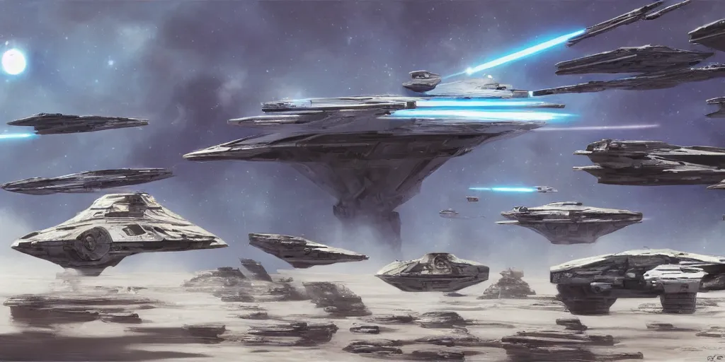 Image similar to star wars composition idea concept art