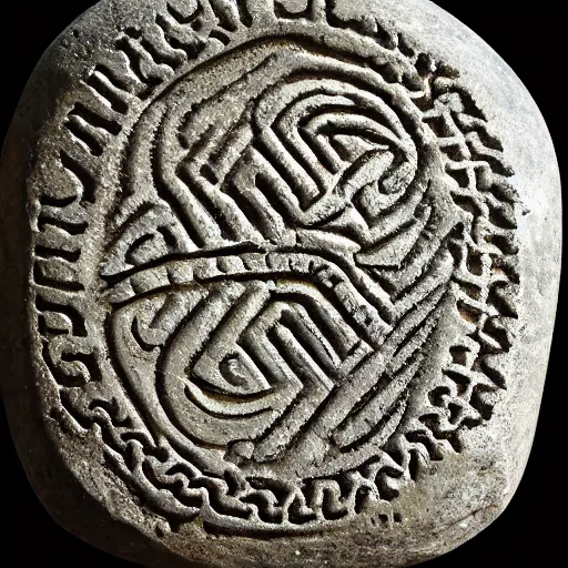 Image similar to ancient engraved stone