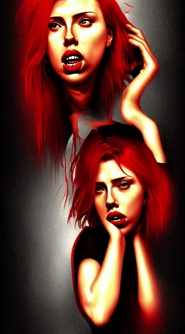 Prompt: epic professional digital art of scarlet johansson in the scream by edvard much, epic, stunning, gorgeous, much wow, cinematic, masterpiece.