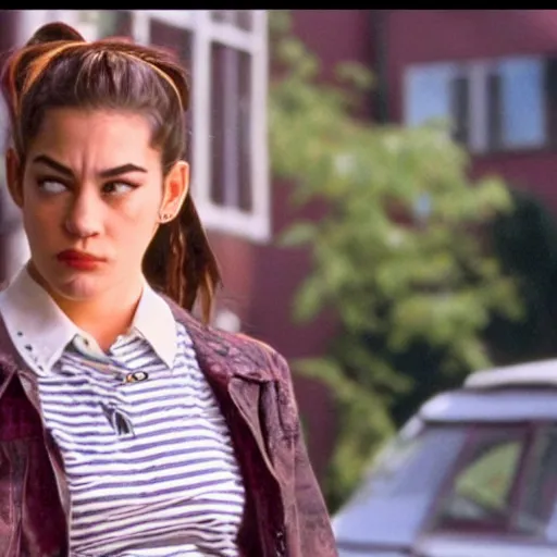 Image similar to a film still of jolyne in ''10 Things I Hate About You''(1999)