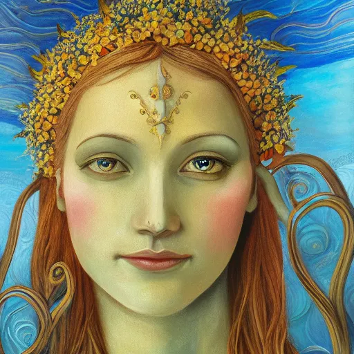 pharanthya, the beautiful norse goddess of spring, oil | Stable ...