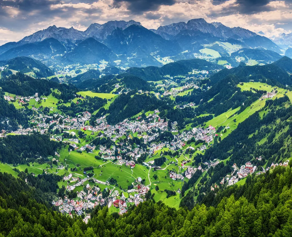 Image similar to 8K Photograph of Austria Landscape