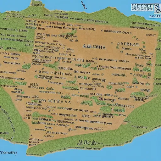 Prompt: map of ancient assyrian palace