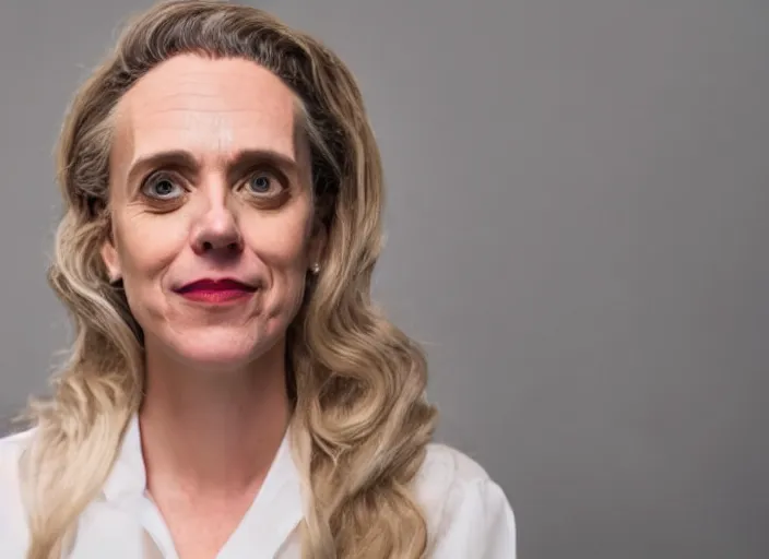 Image similar to dslr photo still of woman!!!! jordan peterson!!!! dressed as a woman dressed as a woman, 8 k, studio lighting