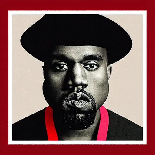 Image similar to kanye west album cover in the style of graduation