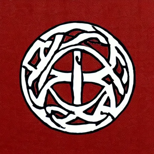 Image similar to secret organisation symbol, celtic art style