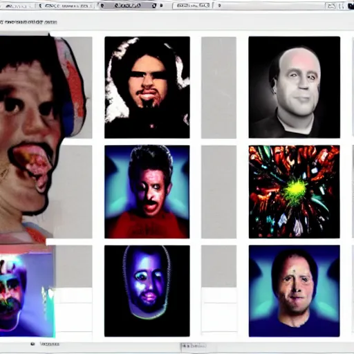 Image similar to ai machine creating images of pop culture