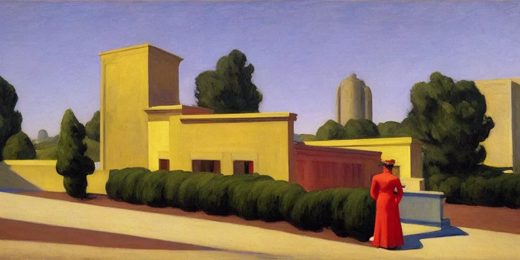 Image similar to by Edward Hopper