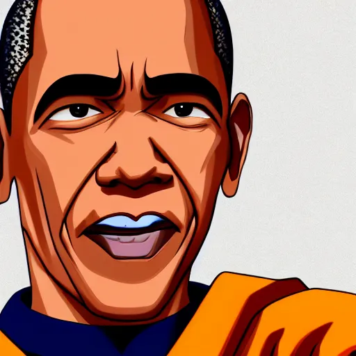 Prompt: Obama as Krillin, 4k