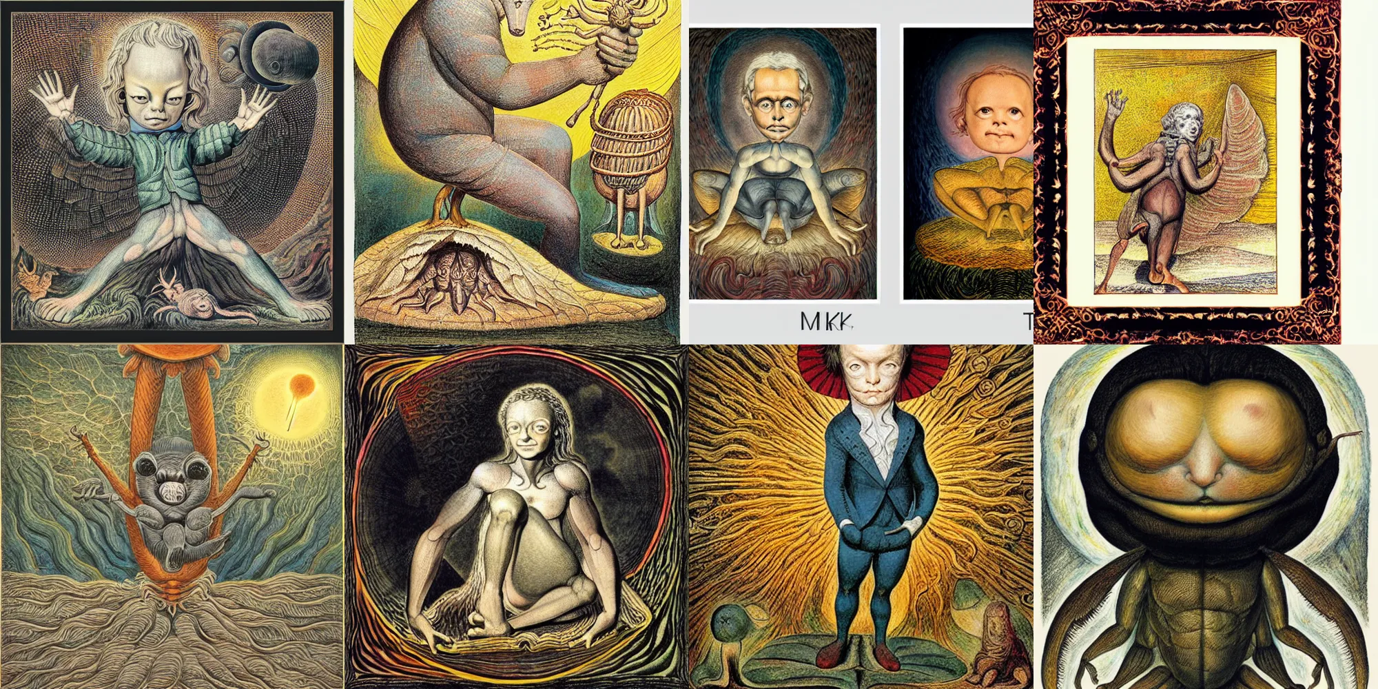 Prompt: illustration, man, working, insects, by william blake, by todd schorr, by mark ryden, by john tenniel, vector icon