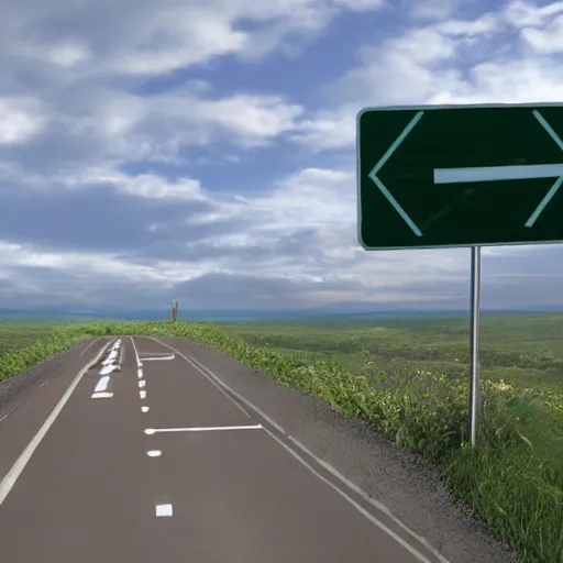 Image similar to confusing road signs, 8k resolution, ultrarealistic