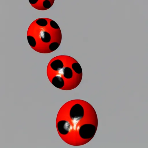 Image similar to ladybugs in lord of the rings trilogy ( film ), 3 d render