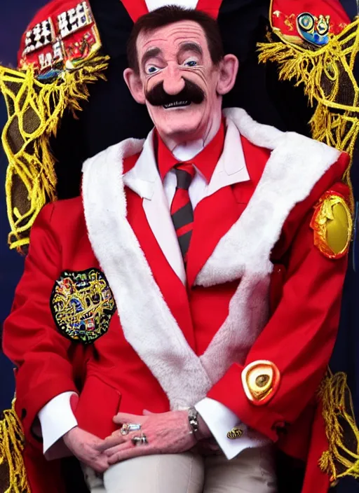 Image similar to God Emperor Barry Chuckle