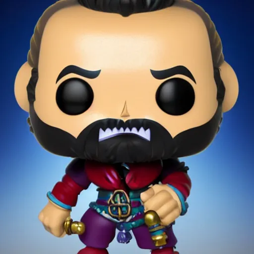 Image similar to LeChuck Funko Pop, cinematic, 8k hd, high quality