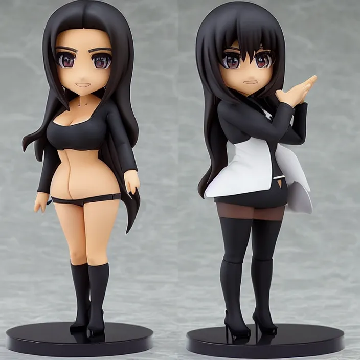 Image similar to kim kardashian, an anime nendoroid of kim kardashian, figurine, detailed product photo