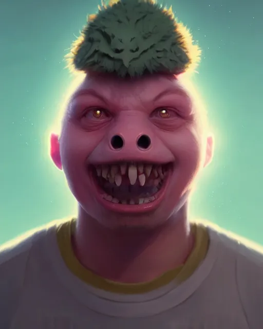 Image similar to highly detailed vfx portrait of a character of a basketball ball monster stephen bliss, chalk, unrealengine, greg rutkowski, loish, rhads, beeple, makoto shinkai and lois van baarle, ilya kuvshinov, rossdraws, tom bagshaw,