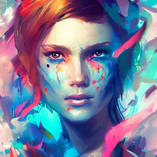 Prompt: colorful art by greg rutkowski, artgerm, artstation, wlop, cgsociety, detalied,