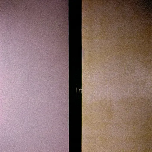 Prompt: noisy color photograph of a liminal space by Quentin Tarantino, minimalist, oddly familiar, cinematic, soft vintage glow