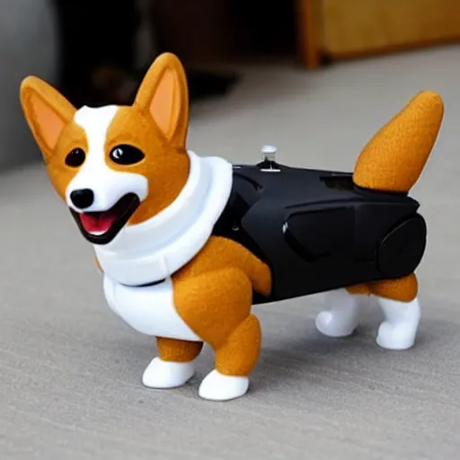 Prompt: robot corgi