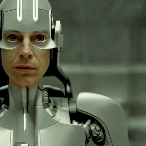 Prompt: movie still of a cyborg, cinematic composition, cinematic light, by alejandro jodorowsky and ridley scott,