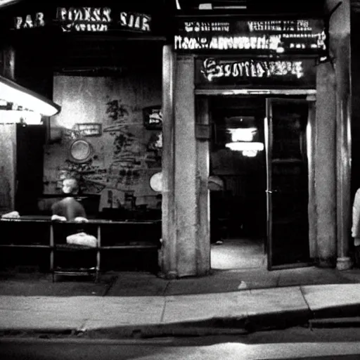 Image similar to poseurs bar, washington dc 1 9 8 9, wong kar wai