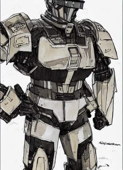 Prompt: sylvester stallone in gundam armor by kaethe butcher and moebius, details