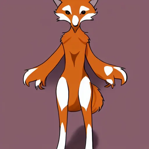 Image similar to an anthropomorphic fox, fursona!!!! trending on furaffinity, by kawacy, by don bluth