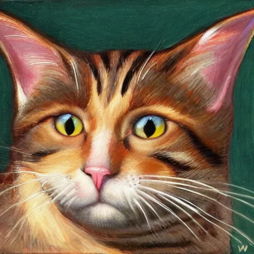 Image similar to cat by louis william wayne