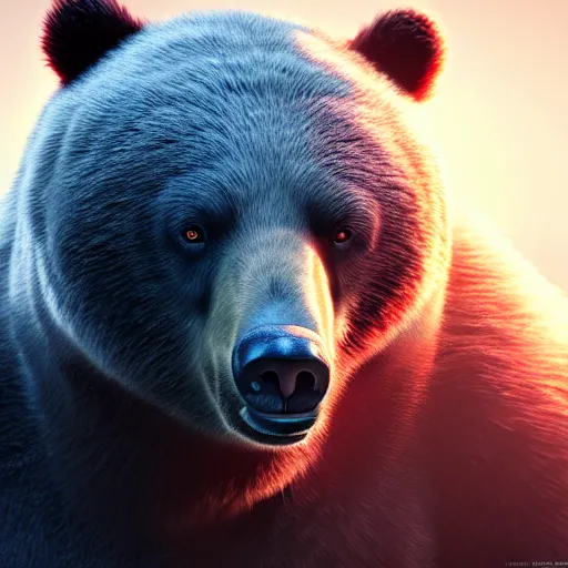 Prompt: portrait of bear, 8 k uhd, unreal engine, octane render in the artstyle of finnian macmanus, john park and greg rutkowski