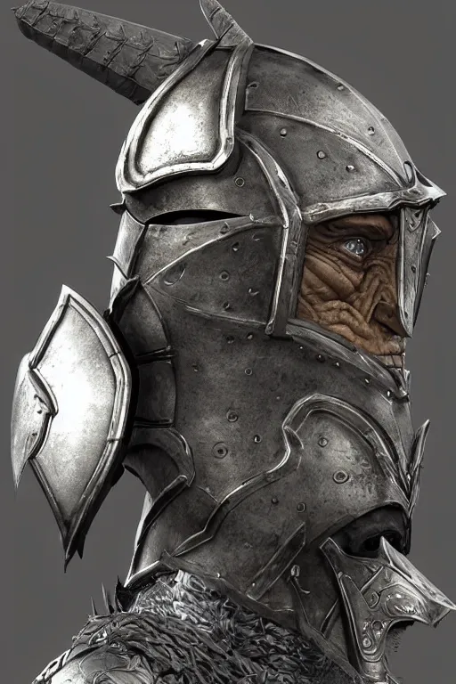 Prompt: king legends knight warrior helmet skyrim mask elder scrolls v nordic armor bethesda adam adamowicz illustration character design concept hardmesh zbrush central