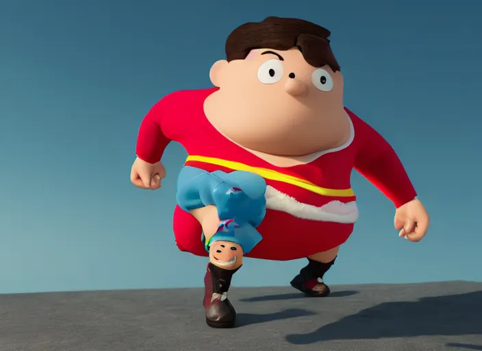 Prompt: captain underpants as a real person, 8 k, high definition, photo realistic, octane render