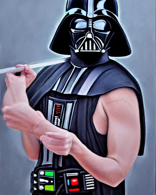 Prompt: pastel painting portrait of darth vader force choking a man, high production value, intricate details, high resolution, hdr, high definition, masterpiece, realistic, ultrarealistic, highly detailed, hd, sharp focus, non blurry, sharp, smooth