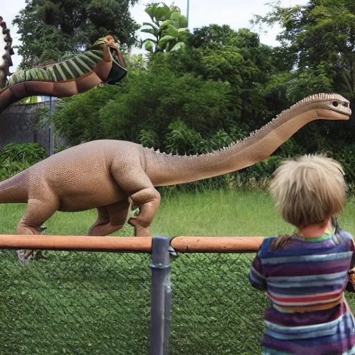Image similar to a dinosaur zoo