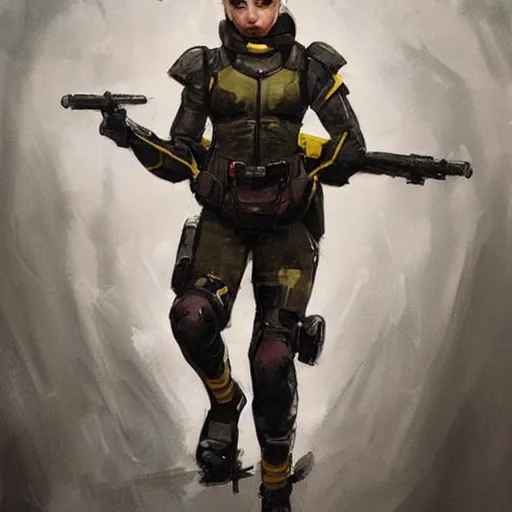 Image similar to gordon freeman as an attractive young smiling woman dressed as a metrocop, hd shot, digital portrait, beautiful, artstation, comic style, by artgerm, guy denning, jakub rozalski and charlie bowater