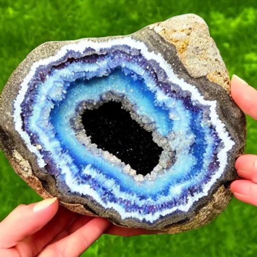 Image similar to cinnabarite geode