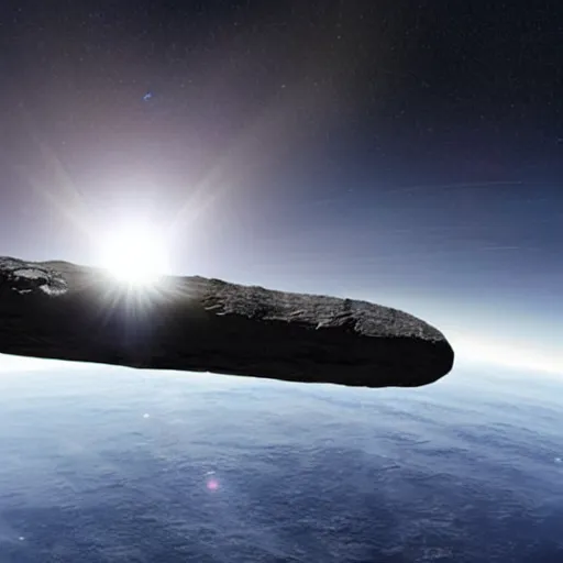 oumuamua, the interstellar object that visited our | Stable Diffusion