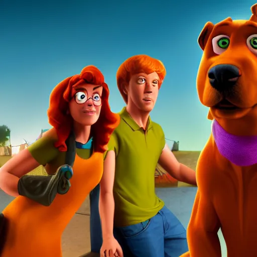 Image similar to scooby doo, cgsociety, 8 k,