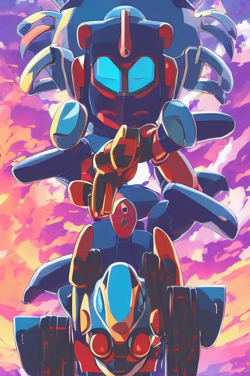 Image similar to robot ninja mask helmet megaman x zero rockman 2 0 2 2 switch game boss legacy collection fanart artsation, art gta 5 comics, behance hd by jesper ejsing, by rhads, makoto shinkai and lois van baarle, ilya kuvshinov, rossdraws global illumination ray tracing