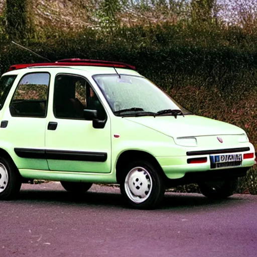 Image similar to photo of a fiat panda from the nineties