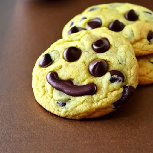 Prompt: pikachu chocolate chip cookies