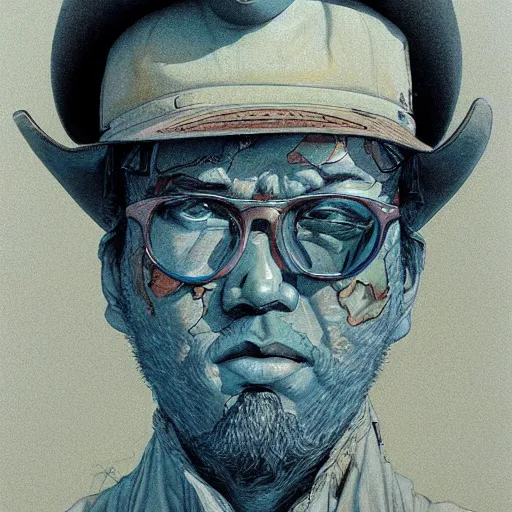 Prompt: citizen portrait soft light painted by james jean and katsuhiro otomo and erik jones, inspired by sergio leone, smooth face feature, intricate oil painting, high detail illustration, sharp high detail, manga and anime 1 9 9 9