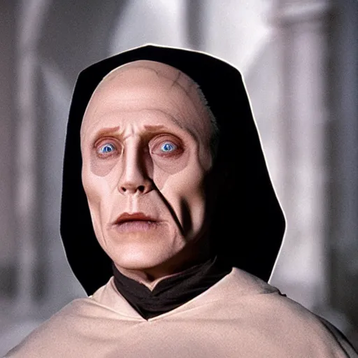 Prompt: christopher walken as lord voldemort