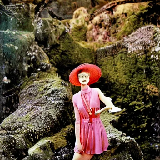 Prompt: a portrait of a character in a scenic environment by Norman Parkinson