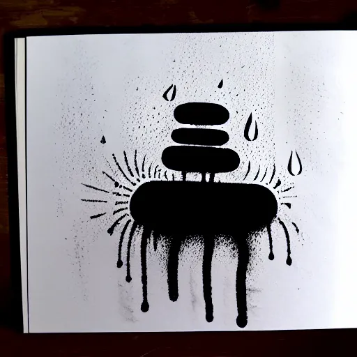 Image similar to zen rain ink