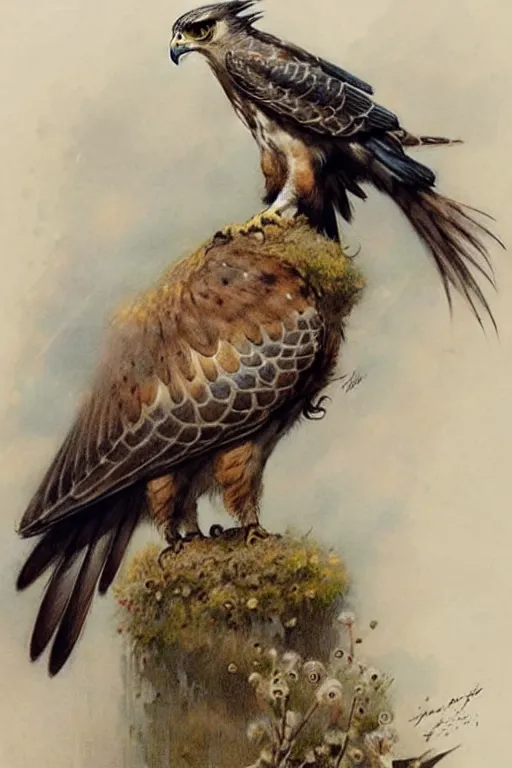 Image similar to (((((1950s hawk . muted colors.))))) by Jean-Baptiste Monge !!!!!!!!!!!!!!!!!!!!!!!!!!!